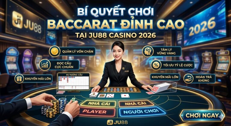 Bí Quyết Chơi Baccarat Đỉnh Cao Tại JU88 Casino 2026